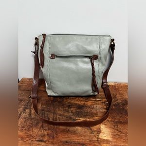NWT the sak Ashland Crossbody - Premium Leather - Dusty Meadow